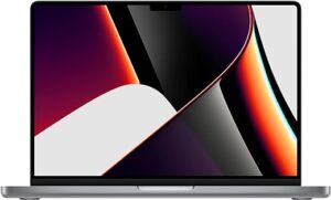 Apple MacBook Pro 14" with Liquid Retina XDR Display, M1 Max Chip with 10-Core CPU and 32-Core GPU, 64GB Memory, 2TB SSD, Space Gray, Late 2021-MKH53LL/A / Z15H0010E